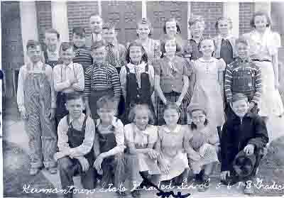 picture of Germanntown State Graded School, 1939-1940, Grades 5-8; shared by Esther (Holl) Schowalter