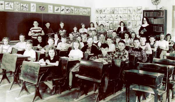 picture of St. Boniface Grade School, School Year 1949-1950, Grades 3-5