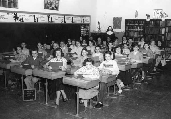 picture of St. Boniface Grade School, School Year 1955-1956, Grades 7-8