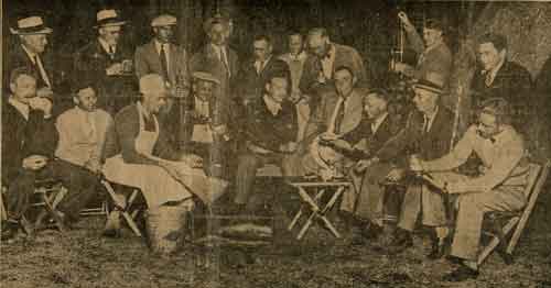 Bratwurst Club of Menomonee Falls, 1931, shared by Earl Habermacher, 2008