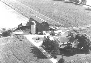 William and Agnes (Wolf) Schulteis Farm, 1940s